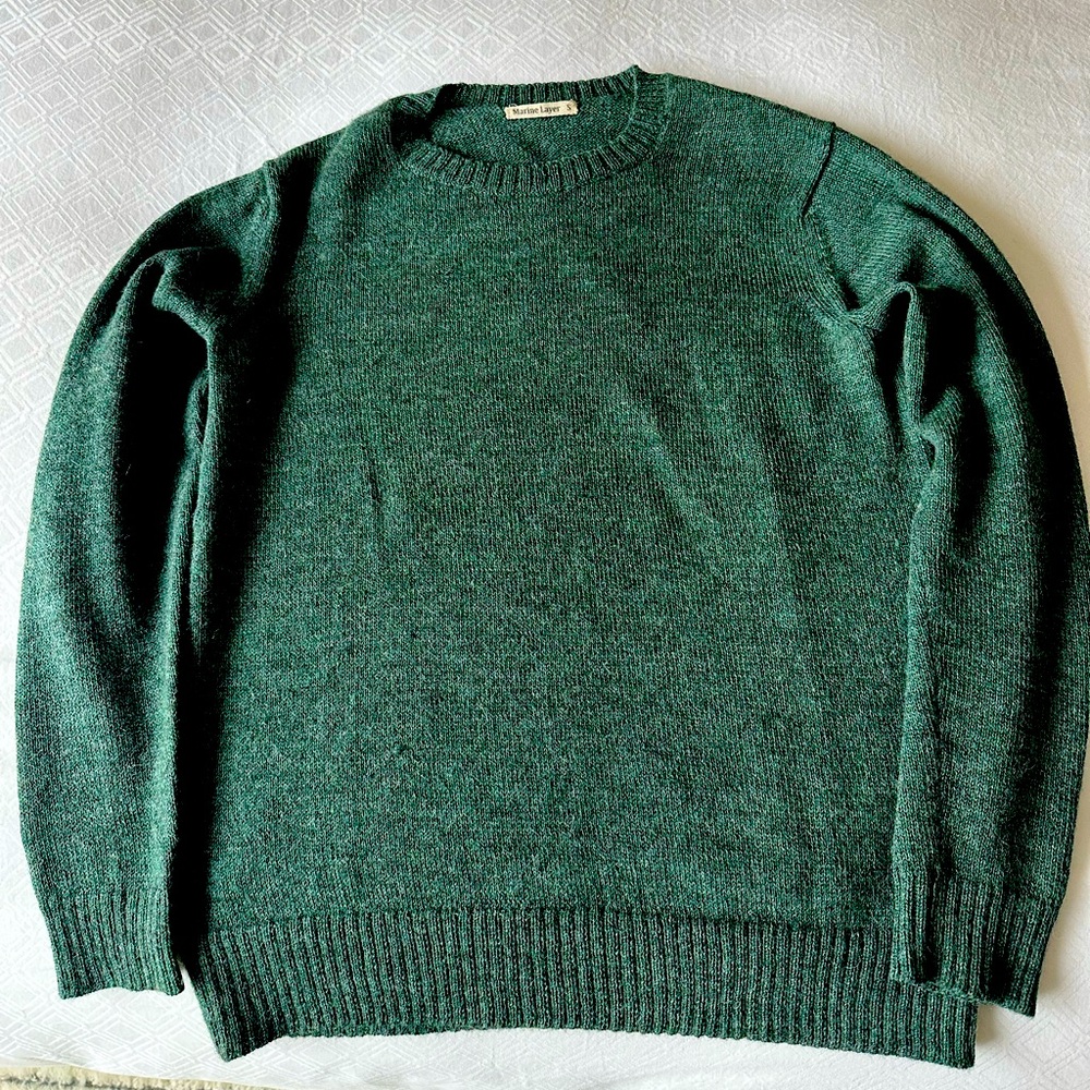 Green Marine Layer sweater